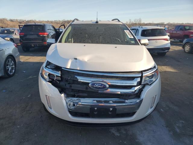 2FMDK3JCXEBB64654 - 2014 FORD EDGE SEL WHITE photo 5