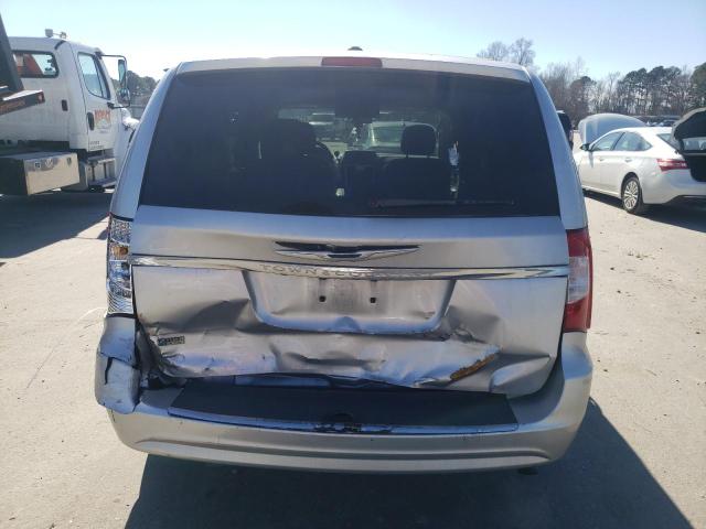 2A4RR8DG3BR702304 - 2011 CHRYSLER TOWN & COU TOURING L SILVER photo 6