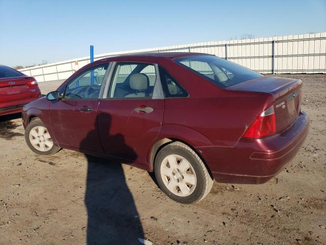 1FAFP34N27W357447 - 2007 FORD FOCUS ZX4 BURGUNDY photo 2