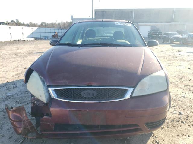 1FAFP34N27W357447 - 2007 FORD FOCUS ZX4 BURGUNDY photo 5