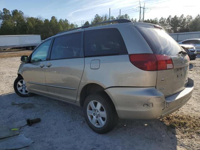 5TDZA23C65S272031 - 2005 TOYOTA SIENNA CE TAN photo 2