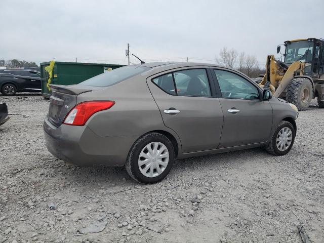 3N1CN7AP1EL808048 - 2014 NISSAN VERSA S TAN photo 3