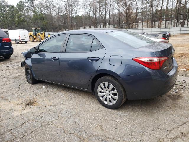 2T1BURHE0HC855462 - 2017 TOYOTA COROLLA L BLUE photo 2