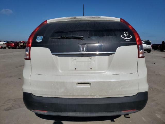 5J6RM3H76DL006303 - 2013 HONDA CR-V EXL WHITE photo 6