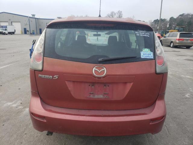 JM1CR293960101252 - 2006 MAZDA 5 ORANGE photo 6