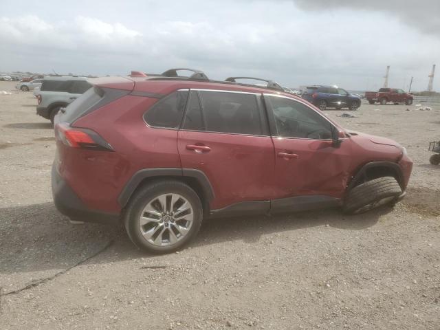 2T3C1RFV0MW170779 - 2021 TOYOTA RAV4 XLE PREMIUM BURGUNDY photo 3