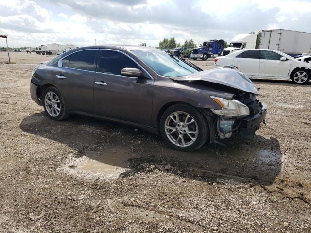 1N4AA5APXCC850141 - 2012 NISSAN MAXIMA S BROWN photo 4