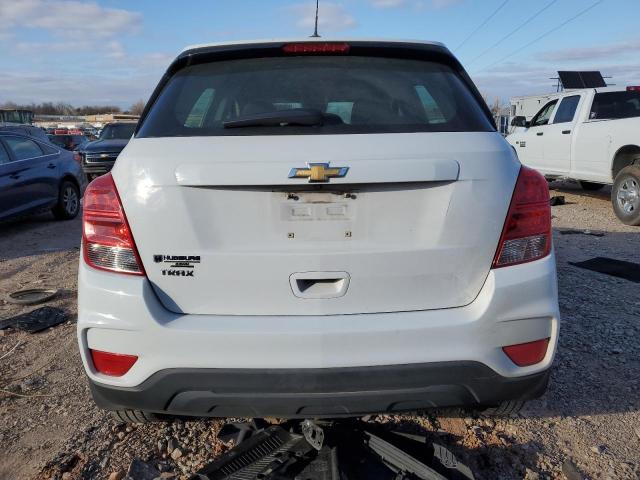 3GNCJKSB9HL270273 - 2017 CHEVROLET TRAX LS WHITE photo 6