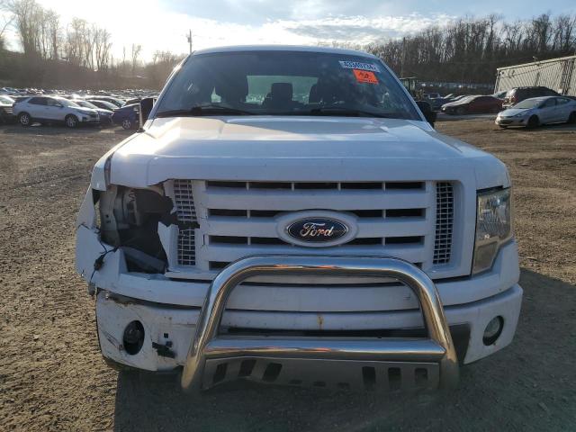 1FTFX1EF5CFA83404 - 2012 FORD F150 SUPER CAB WHITE photo 5