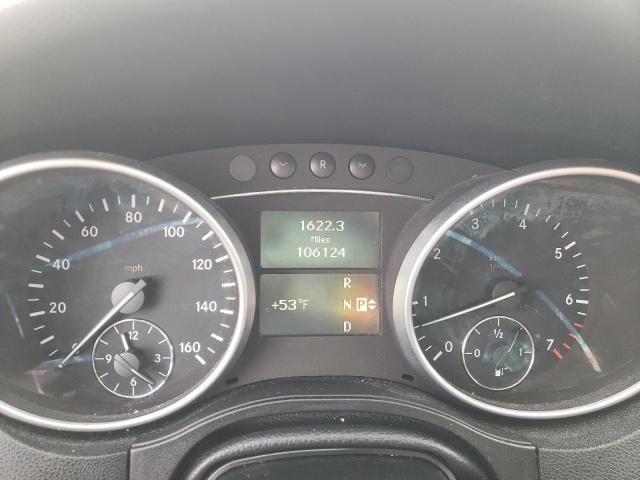 4JGBB8GB9AA558879 - 2010 MERCEDES-BENZ ML 350 4MATIC WHITE photo 9