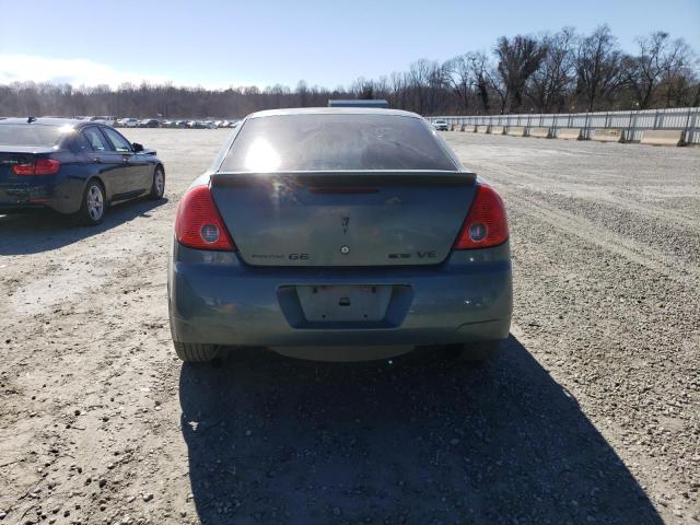 1G2ZJ57K594256797 - 2009 PONTIAC G6 TEAL photo 6