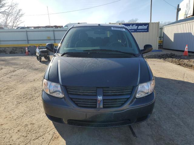 1D4GP24R67B194856 - 2007 DODGE GRAND CARA SE BLUE photo 5