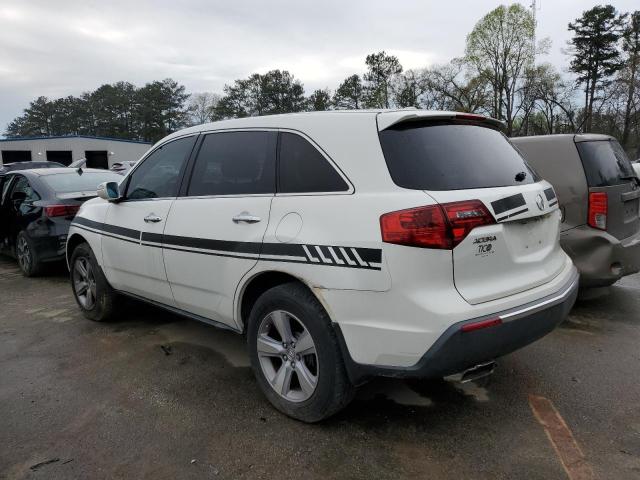 2HNYD2H37CH508297 - 2012 ACURA MDX TECHNOLOGY WHITE photo 2