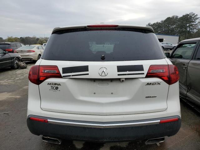 2HNYD2H37CH508297 - 2012 ACURA MDX TECHNOLOGY WHITE photo 6