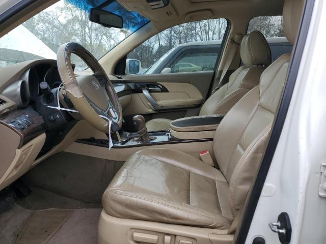 2HNYD2H37CH508297 - 2012 ACURA MDX TECHNOLOGY 白色 照片 7