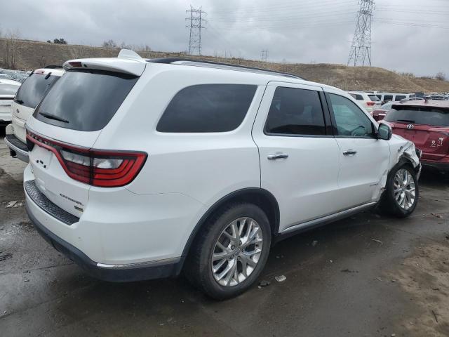 1C4RDJEG8FC740670 - 2015 DODGE DURANGO CITADEL WHITE photo 3