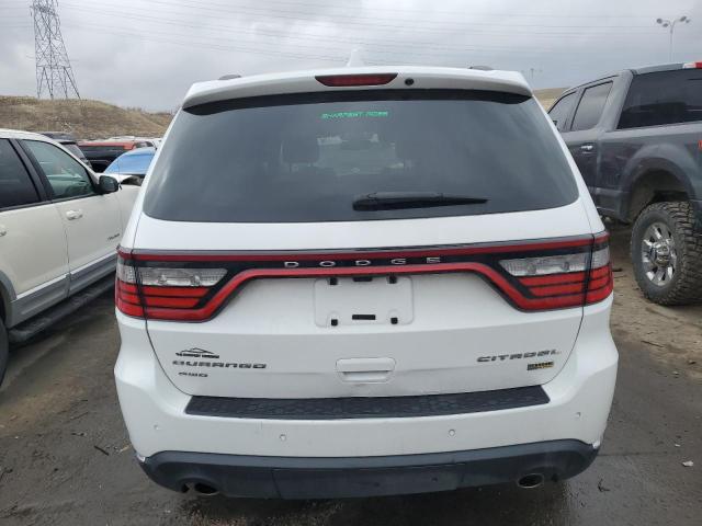 1C4RDJEG8FC740670 - 2015 DODGE DURANGO CITADEL WHITE photo 6