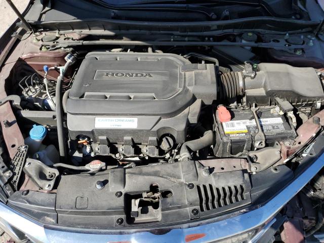 1HGCR3F91HA011137 - 2017 HONDA ACCORD TOURING BURGUNDY photo 11