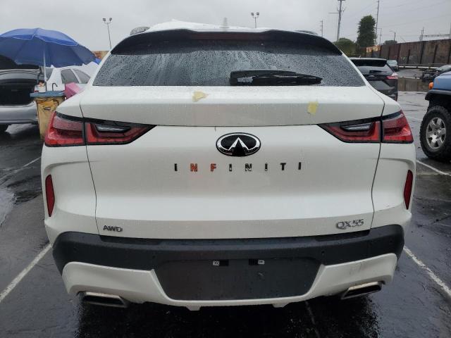 3PCAJ5JR8PF103304 - 2023 INFINITI QX55 LUXE WHITE photo 6