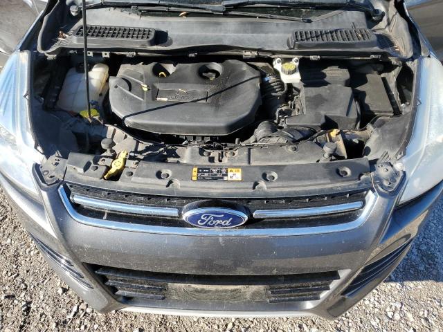 1FMCU9J95FUB27035 - 2015 FORD ESCAPE TITANIUM GRAY photo 12