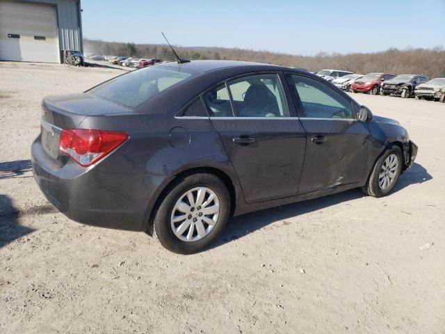 1G1PC5SH2B7151494 - 2011 CHEVROLET CRUZE LS GRAY photo 3