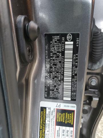 4T1BF1FK9FU075573 - 2015 TOYOTA CAMRY LE GRAY photo 12