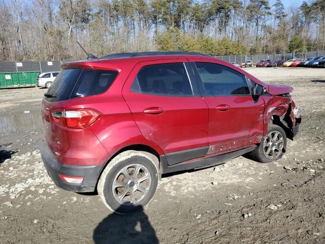 MAJ6P1UL4JC242909 - 2018 FORD ECOSPORT SE RED photo 3