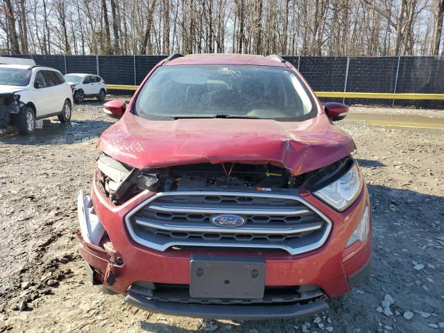 MAJ6P1UL4JC242909 - 2018 FORD ECOSPORT SE RED photo 5