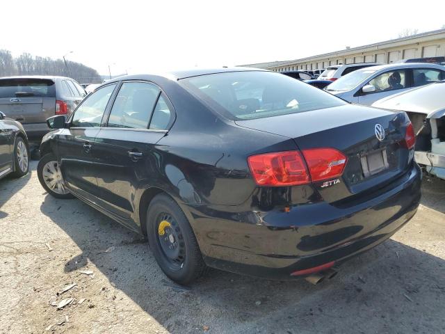 3VW2K7AJ8BM019279 - 2011 VOLKSWAGEN JETTA BASE 黑色 照片 2