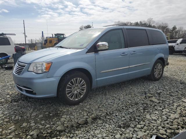 2C4RC1CGXDR757948 - 2013 CHRYSLER TOWN & COU TOURING L BLUE photo 1