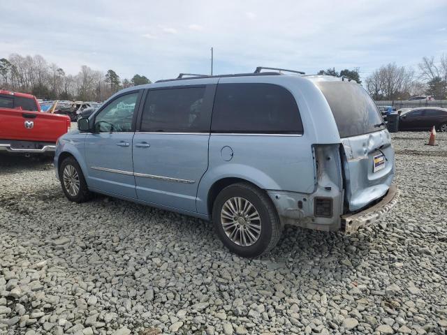 2C4RC1CGXDR757948 - 2013 CHRYSLER TOWN & COU TOURING L BLUE photo 2