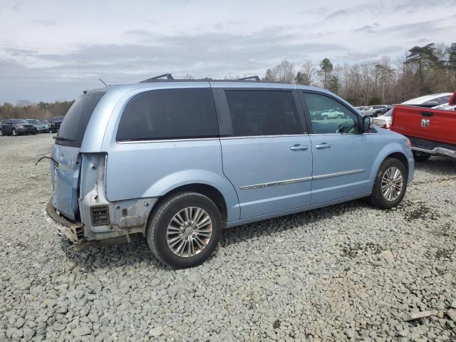 2C4RC1CGXDR757948 - 2013 CHRYSLER TOWN & COU TOURING L BLUE photo 3