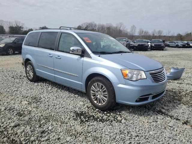 2C4RC1CGXDR757948 - 2013 CHRYSLER TOWN & COU TOURING L BLUE photo 4