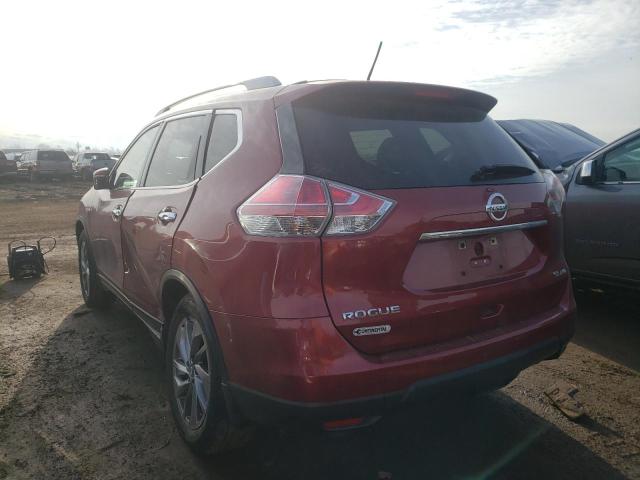 5N1AT2MVXFC917690 - 2015 NISSAN ROGUE S MAROON photo 2