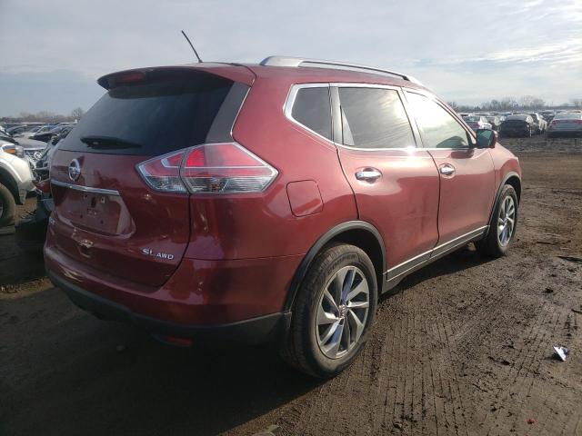 5N1AT2MVXFC917690 - 2015 NISSAN ROGUE S MAROON photo 3