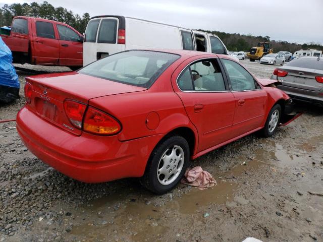 1G3NL52F52C287896 - 2002 OLDSMOBILE ALERO GL RED photo 3