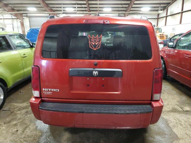 1D8GT28K48W157628 - 2008 DODGE NITRO SXT RED photo 6