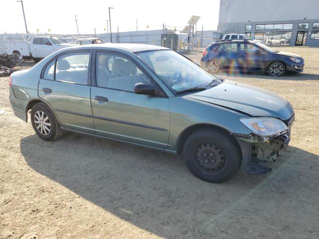 2HGES16344H621297 - 2004 HONDA CIVIC DX VP მწვანე ფოტო 4