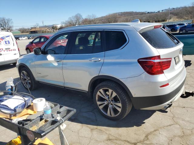 5UXWX7C56CL736433 - 2012 BMW X3 XDRIVE35I SILVER photo 2