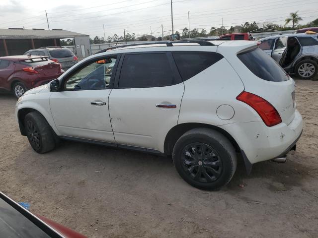 JN8AZ08T64W203328 - 2004 NISSAN MURANO SL WHITE photo 2