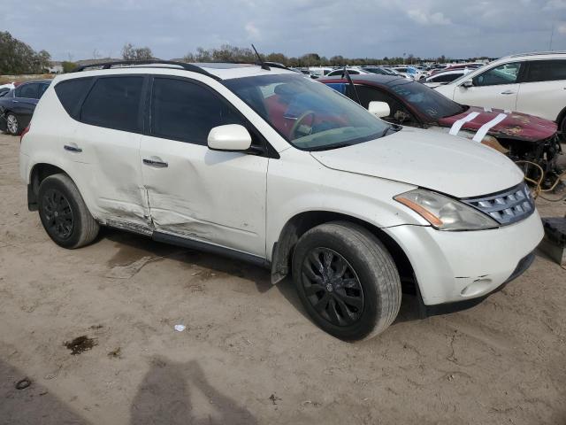 JN8AZ08T64W203328 - 2004 NISSAN MURANO SL WHITE photo 4