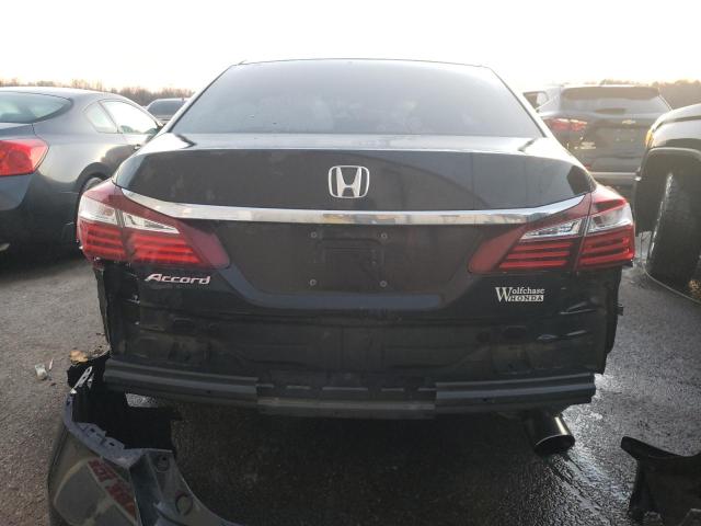 1HGCR2F30GA089056 - 2016 HONDA ACCORD LX BLACK photo 6