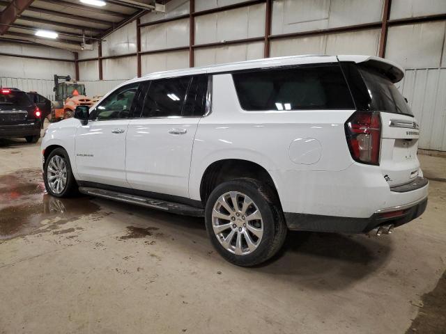 1GNSKFKD9PR263381 - 2023 CHEVROLET SUBURBAN K1500 PREMIER WHITE photo 2