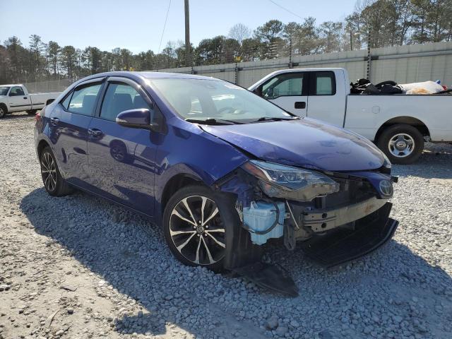 5YFBURHE0HP725178 - 2017 TOYOTA COROLLA L BLUE photo 4