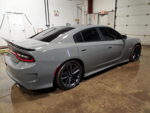 2C3CDXGJ6KH625790 - 2019 DODGE CHARGER SCAT PACK GRAY photo 3