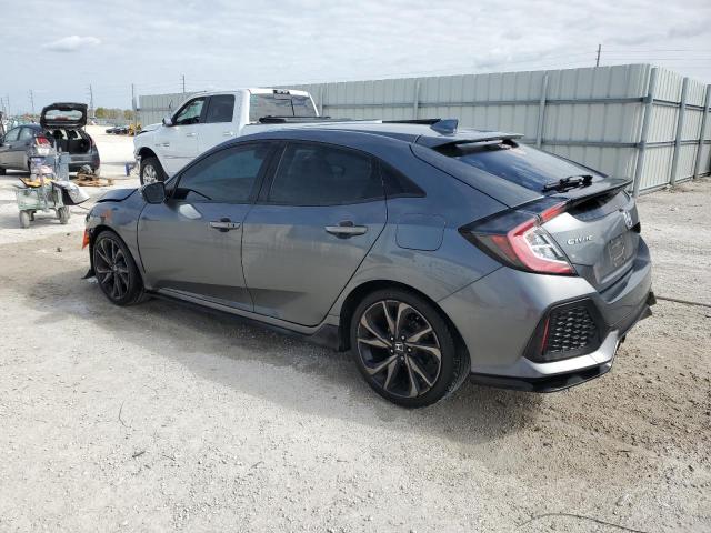 SHHFK7H94JU224373 - 2018 HONDA CIVIC SPORT TOURING GRAY photo 2