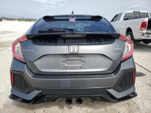 SHHFK7H94JU224373 - 2018 HONDA CIVIC SPORT TOURING GRAY photo 6