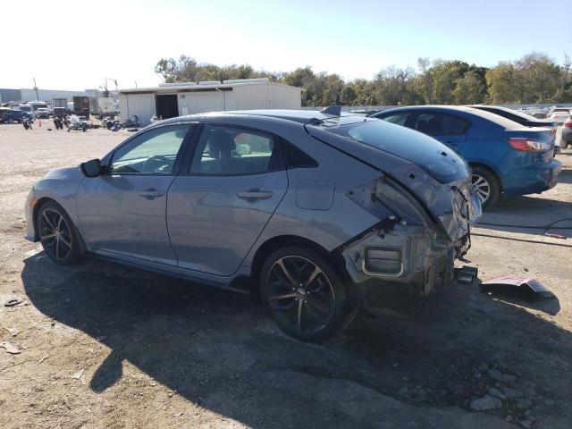 SHHFK7H92MU205812 - 2021 HONDA CIVIC SPORT TOURING SILVER photo 2