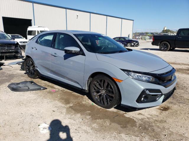 SHHFK7H92MU205812 - 2021 HONDA CIVIC SPORT TOURING SILVER photo 4