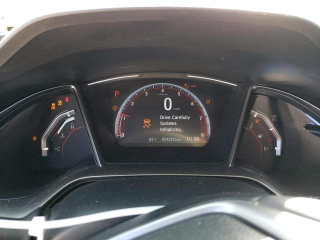 SHHFK7H92MU205812 - 2021 HONDA CIVIC SPORT TOURING SILVER photo 9